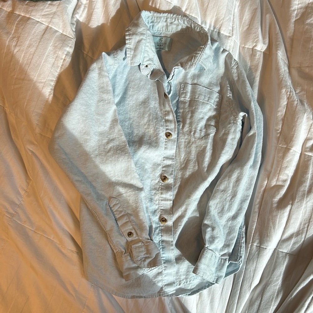 Linen button-down